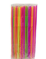 Concession Essentials Artistic 10 WR-200 Artistic 10 Wrapped-200ct Bendable Neon Straws (Pack of 200)