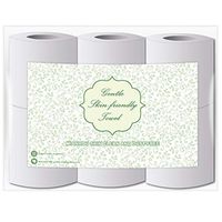 Decdeal Household Toilet Paper, 4-Ply Premium Bathroom Tissue Rolls for Home Hotel Kitchen, White, 6 Rolls