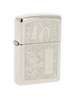 Zippo 28789 40th Anniversary Venetian Floral Design Windproof Pocket Lighter NEW