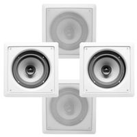 Acoustic Audio CS-I82S-2PR 300 Watt 8" 2-Way Home Theater in-Wall/Ceiling Speakers (2-Pair)