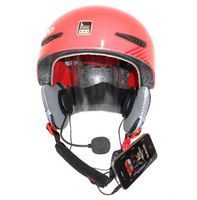KOKKIA Sports/Motorcycle Helmet Stereo Earphones + Microphone (Black Cables): Attach to iPods/iPhones/iPads/Music/Audio Devices with 3.5mm Audio Jack.