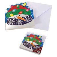 Die Cut Christmas Snowman Cards by FLOMO