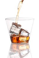 Exquisite 50 Count Clear Plastic Cups - 9 oz Plastic Tumblers Disposable Cups - Hard Fancy Plastic Wine Glasses For Parties, Cocktail Events And Weddings. (50)