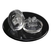 GMS Optical® Round 9mm Push-in/Screw-in Soft Silicone Eyeglass Nose Pads (4 Pair)