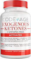 Codeage Keto BHB Exogenous Ketones Supplement Pills w. BHB Salts, Electrolytes, MCTs & Adaptogens - Keto BHB Oil Capsules Beta Hydroxybutyrate, Keto Vitamins Keto Salts, 240 Capsules