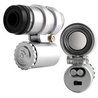 Mini Jeweler Loupe LED Light 45X Magnifier Microscope