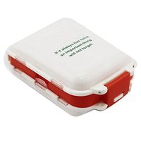 Daniel Portable 8 Slots Seal Folding Pill Cases Jewelry Candy Box Storage Box Vitamin Medicine Pill Box Storage Case Container