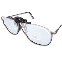 Small Clear Clip-on Flip-up Magnifying Reading Glasses +1.50 Diopter