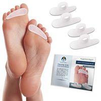 Dr. Frederick’s Original Hammer Toe Cushions - 4 Hammertoe Gel Pads - Claw Toe - Temporary Corrector - Great for Diabetic Feet