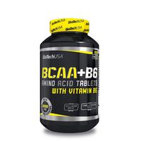 Post Workout Recovery for Muscle Recovery and Muscle Building BIOTECH USA BCAA + B6 Amino Acid, 100/200 Tabs. (200)