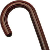 Ladies Round Nose Crook Cane Rosewood Maple  -Affordable Gift! Item #DHAR-9015517