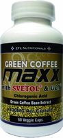 EFL Nutritionals Green Coffee Maxx with Svetol and GCA Supplement, 60 Count