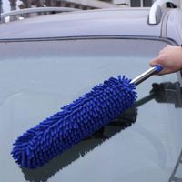 MAZIMARK--New Truck Car Cleaning Wash Brush Dusting Tool Large Microfiber Duster Blue
