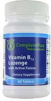 Sublingual Methylcobalamin Vitamin B12 and Active Methyl Folate - Most Bioavailable B12 in Natural Cherry - Chewable Lozenge (Methyl B12 and L-5-MTHF)