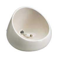 Boom Bowl 2.0 Sound Amplifier Featuring a Power Cord Port for Smart Phone or Mini Smart Speaker (White)