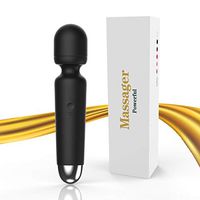 MINC Upgraded Powerful Personal Massage Strong Waterproof Electric Cordless Bullet Wand Magic Massager Handheld Kit Therapeutic for Women Men Back Neck Shoulder