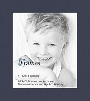 12x14 Midnight Blue / Blue Jay Custom Mat for Picture Frame with 8x10 opening size (Mat Only, Frame NOT Included)