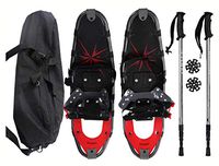Snowshoe, All Terrain Sports Snowshoes w/Walking Poles & Free Carrying Bag