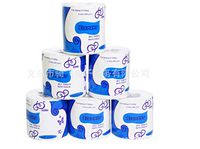 6 rolls Wood Pulp 75g Toilet Paper Roll Toilet Paper Bag Tissue Household Raw Wood Pulp Toilet Paper Home Kitchen Toilet Tissue, Soft, Strong and Highly Absorbent Hand Towels for Daily Use