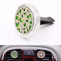 Car Vent Clip Mounter Air Freshener Aromatherapy Essential Oil Diffuser for Car with 5PCS Washable Felt Pads Gifts for Friend Girls Women (Star)