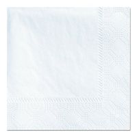 Hoffmaster 180300 Beverage Napkins, 2-Ply 9 1/2 x 9 1/2, White, Embossed, 4 packs of 250  (Case of 1000)