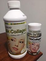 Set Liquid Biocollagen Hydrolized Collagen Plus Vitamin C/Biocollagen (1000 mg) 60 softgels/Promote Healthy Skin, Hair and Nails/Colageno hidrolizado/Fish Collagen