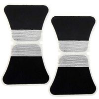 CHOICEMMED 2 Pack Therma TENS Unit Pads - Muscle Stimulator E-stim Electrodes - Replacement Massage Pads for Electronic Pulse Stimulators - Self-Adhering and Reusable Pad for Electrotherapy