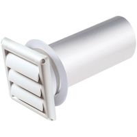 SVHUW4 Unassembled Dryer Vent Hood (4" Louvered)