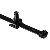 Hellermann Tyton 156-00072 Heavy Duty Fir Tree with Cable Tie, 9" Length, Mount Hole Dia .04"-.62", PA66HIRHSUV, Black (Pack of 100)