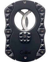 Quasar Cut 100 CUT100 Double Guillotine Cigar Cutter in an Attractive Gift Box Warranty Black