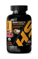 Metabolism Control - Pure Organic Coconut Oil - Medium Chain Fatty ACIDS - Powerful and Potent - Coconut Oil Extra Virgin Organic - 1 Bottle (60 Softgels)