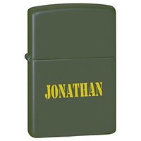 Groomsman Gift Personalized Matte Finish Color Lighter - Free Laser Engraving (Green Matte)