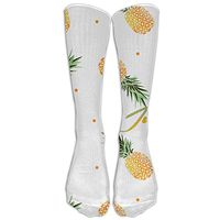 Pineapple Cartoon Colorful Cartoon Small Animal Knee Socks Women Golf Cosplay Knee-high Long Tube Compression Socks