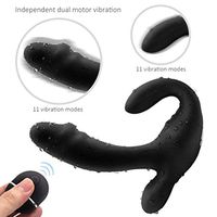 Male Postate Massager Extreme Enjoyment Vibrating Stimulator Plug Multi Speed, Rechargeable Male Postate Massager for Man