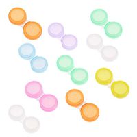 CHBC 10Pcs Contact Lens L+R Cases Storage Holder Soaking Container Travel Accessaries