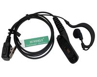 SUNDELY G-Shape Clip Ear/Ear Hook Headset/Earpiece with mic for Motorola Radios APX4000 DP3400 XiRP8208 XPR6300 DP4400 DP4800 Multi-pin