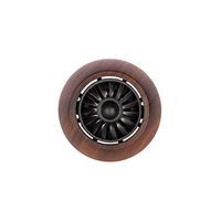 Car Vent Dark Brown 4 inch Wood and Acrylic Essential Oil Aroma Diffuser