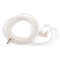KZ ZSN in-Ear Headphones Cable, Silver Plated Earphone/Earbuds Detachable Replacement Cord with 0.75mm Pins