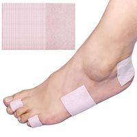Sumifun Moleskin for Foot - Pack of 25 Adhesive Backing Blister Pads for Heel, Toe, Sore Foot Spots, Soft and Comfortable Fabric, Reduce Friction Pain