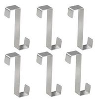 Youfui Over Door Hooks Rack Heavy Duty S/Z Hook, Pack of 6