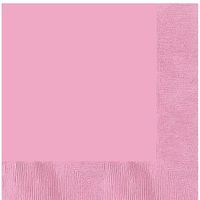3 Ply Paper Lunch Napkins | 50ct (New Pink)
