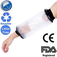 BIHIKI Elbow Sleeve Arm Waterproof Cast Cover,1 Pc Adult Elbow Sleeve Arm Cast and Bandage Protector,Best Watertight Protection