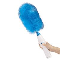 Electric Feather Duster Dust Removal Zen Sweep Gray Artifact Automatic Household Rotary Cleaning Brush Scalable
