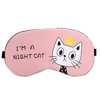 Blindfold Cute Eye Mask Traveling Eyeshadow Works Sleep Masks Steam Cooling Sleeping Goggles Easy Convenient Adjustable Eye Mask Super Soft Eye Patch for Men Women or Kids