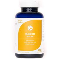 Bright Ascente CoQ10 100mg Supplement - Natural Energy Boosting Softgels - Promotes Cardiovascular, Blood Flow & Skin Health (150 Softgels)