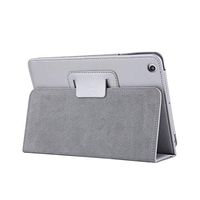 Businda for iPad Pro 9.7 inch Cover, Luxury PU Leather Book Style Folio Case Stand with Card Slots Screen Protective Smart Case Cover for iPad Pro 9.7 inch 2016 Tablet, Silver