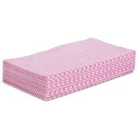 Boardwalk Foodservice Wipers, Pink/White, 12 X 21, 200/Carton