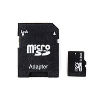 Eachbid Tf 4GB Data Transfer Storage Micro SD Card with SD Card Adapter + Mini Card Reader Random Color