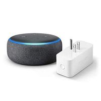 Echo Dot (3rd Gen) bundle with Amazon Smart Plug - Charcoal