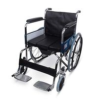 MEI Walker Wheelchair，with Potty Folding Portable Portable Elderly Disabled Walker with Brake